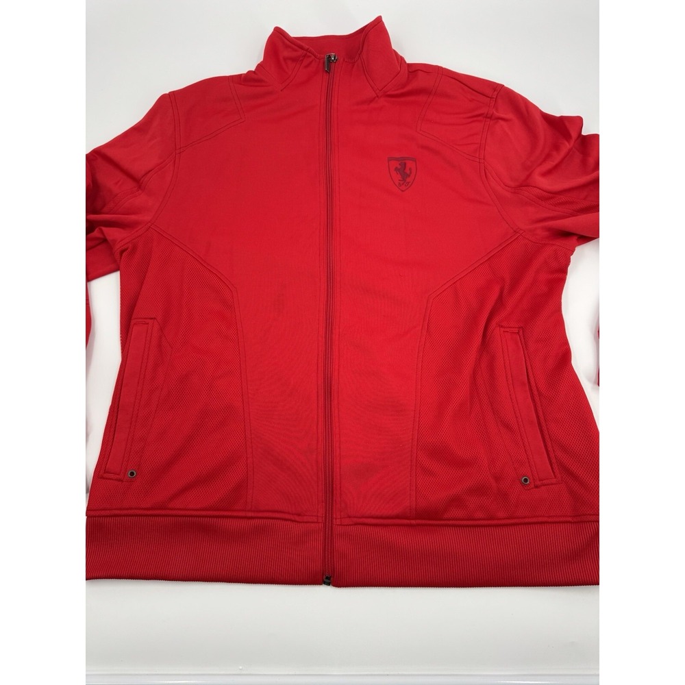 Puma Scuderia Ferrari Men's‎ Red Full Zip Track Jacket XXLarge